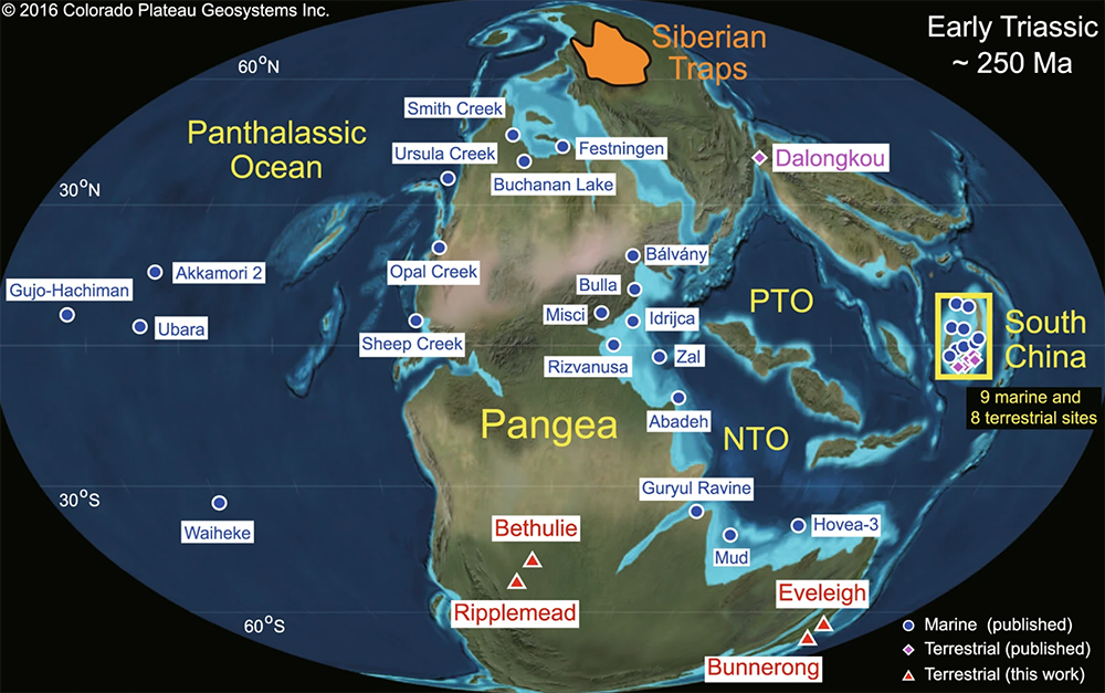 Global Signature Of The Siberian Traps Department Of Earth Sciences   Sample Locations Siberian Traps 